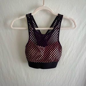 Netted Racerback Sports Bra